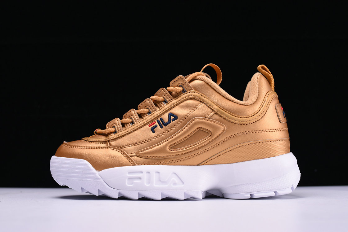 FILA Ray Sawtooth Disruptor 2 Women Gold White